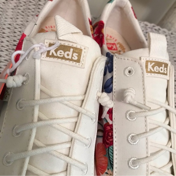 NWT Keds X Rifle Paper Co Kickback Blossom Sneakers - Picture 11 of 16
